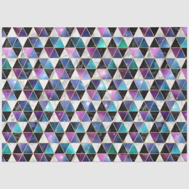 Isometric Galaxy Series Design 9 Tissue Paper (Front)