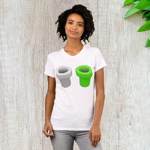 Isometric Pipes Womens T-Shirt