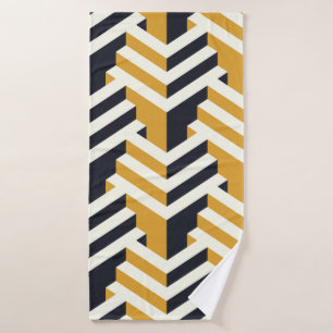 Isometric Seamless Patternart,deco,pattern,seamles Bath Towel