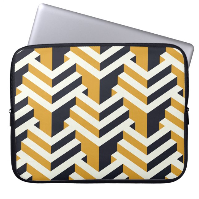 Isometric Seamless Patternart,deco,pattern,seamles Laptop Sleeve (Front)