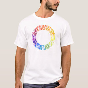 Isometric Weave Geometric Colour Wheel T-Shirt