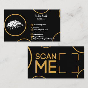 Isopod Business Card Rolly Poly