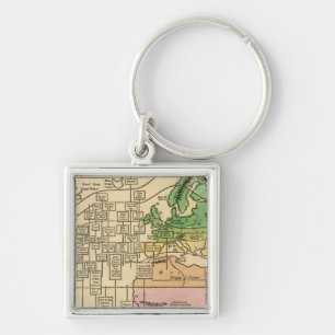 Isothermal chart, productions key ring