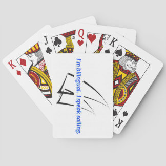 iSpeakSailing "Bilingual" Playing Cards