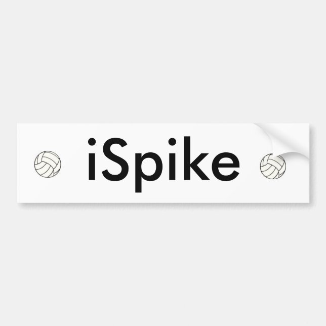 iSpike bumper sticker (Front)