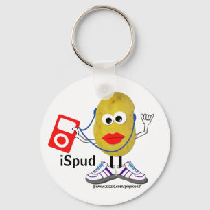 'ispud' humourous parody Keychain