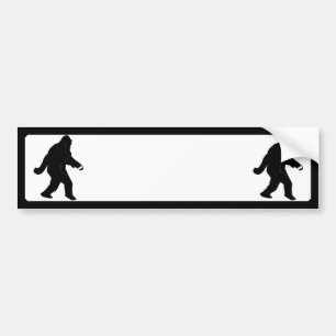 iSquatch (Add Background Colour) Bumper Sticker
