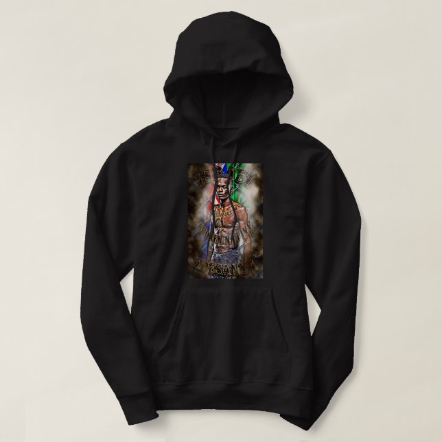 Israel Adesanya "Broken Native" D 2 Post Hoodie (Design Front)
