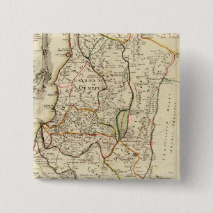 Israel and Palestine 2 15 Cm Square Badge