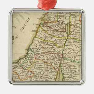 Israel and Palestine 3 Metal Tree Decoration