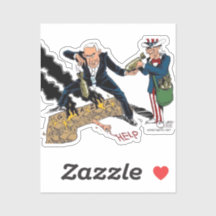 Israel and united state genocide Sticker