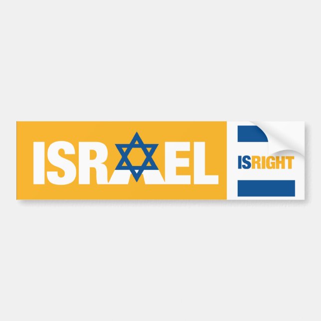 Israel Bump 2 Bumper Sticker (Front)