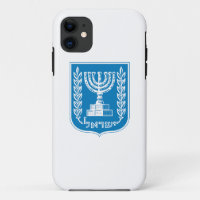 Israel country coat arms symbol emblem flag