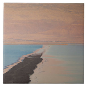 Israel, Dead Sea, Ein Bokek, Dead Sea, dusk Tile