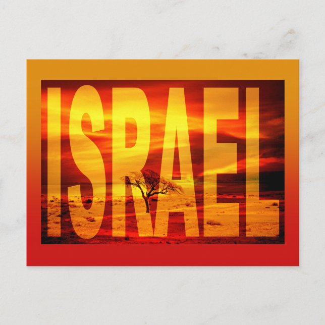 israel dead sea  postcard (Front)