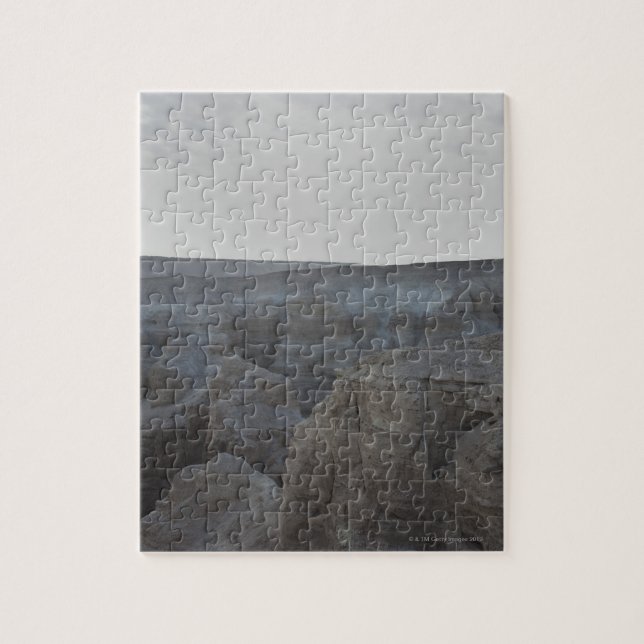Israel, Dead Sea, rock formations Jigsaw Puzzle (Vertical)