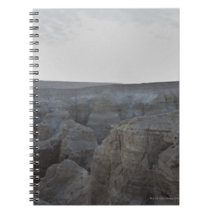Israel, Dead Sea, rock formations Spiral Notebook