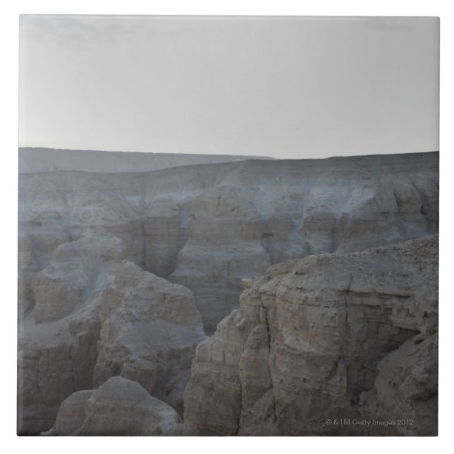 Israel, Dead Sea, rock formations Tile (Front)