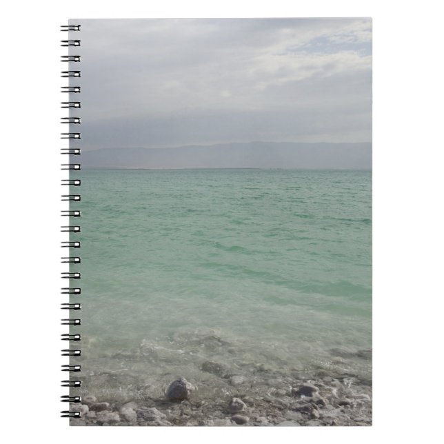 Israel, Dead Sea, seascape Spiral Notebook (Front)