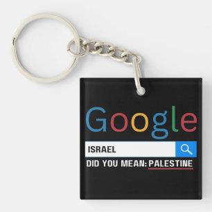 israel did you mean Palestine research graghic tee Key Ring