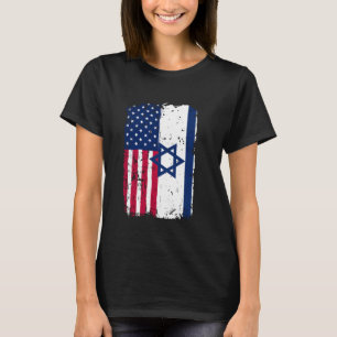 Israel Flag American Israeli Friendship Pride Isra T-Shirt