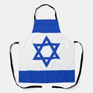 Israel flag apron