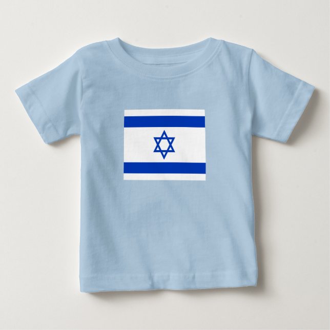Israel Flag Baby T-Shirt (Front)