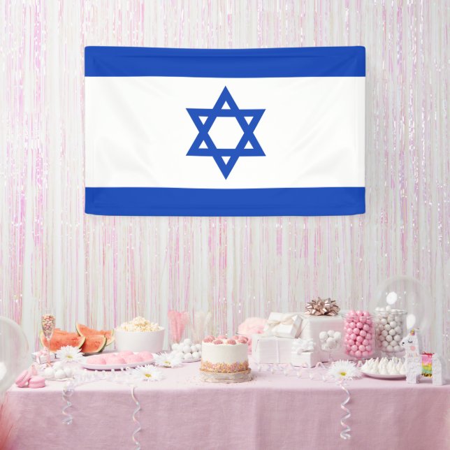 Israel flag banner (Party)