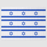 Israel flag blue and white Star of David pattern Tissue Paper<br><div class="desc">Israel flag blue and white star of David modern pattern patriotic gift Wrapping tissue paper. Great for Hanukkah.
Israeli Flag.</div>