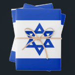 Israel flag blue white modern pattern patriotic wrapping paper sheet<br><div class="desc">Israel flag blue and white modern pattern patriotic gift Wrapping Paper Sheets. Great for Hanukkah.
Israeli Flag.

This wrapping paper is great for Hanukkah,  Chanukah,  bar mitzvah,  bat mitzvah,  Shabbat and Jewish Holidays.</div>