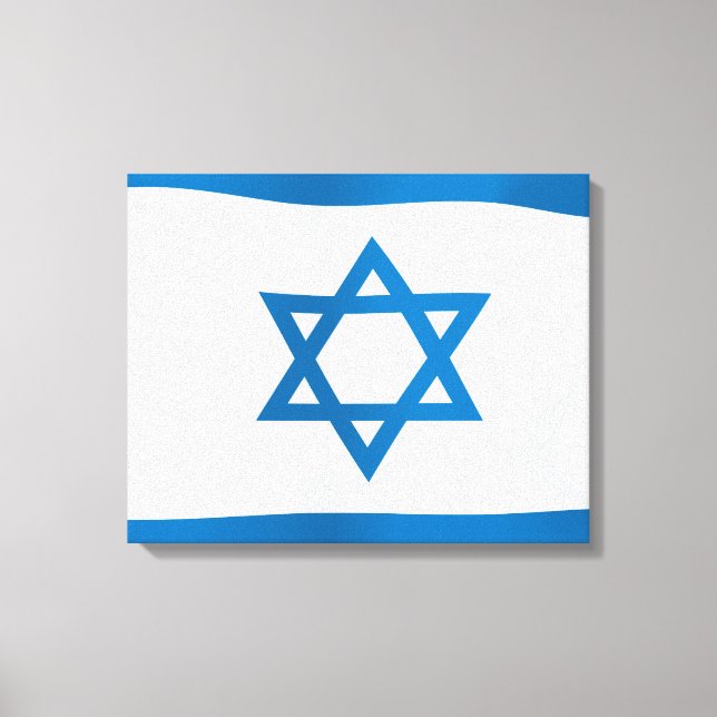 Israel Flag Canvas Print (Front)