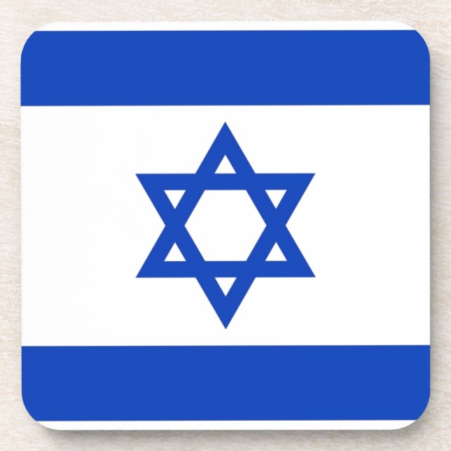 Israel Flag Coaster (Front)