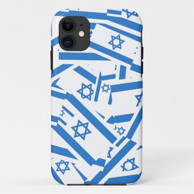 Israel Flag Collage Case-Mate iPhone Case (Back)