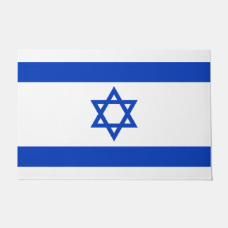 Israel flag doormat