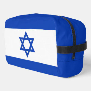 Israel flag dopp kit