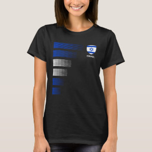 Israel Flag Emblem Patriotic Israeli National Prid T-Shirt