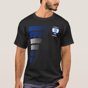 Israel Flag Emblem Patriotic Israeli National Prid T-Shirt