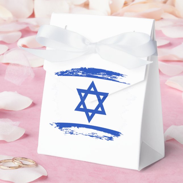 Israel flag favour box (Wedding)
