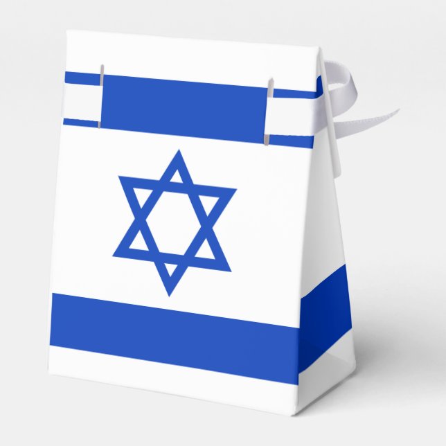 Israel Flag Favour Box (Back Side)
