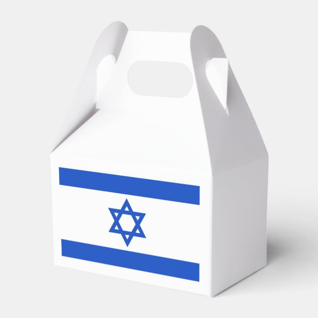 Israel Flag Favour Box (Back Side)