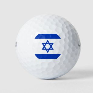Israel flag golf balls