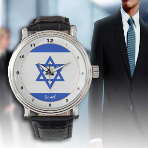 Israel Flag & Israel trendy fashion /design watch
