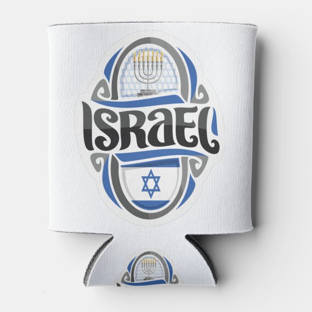 Israel Flag Israelis Can Cooler (Front)