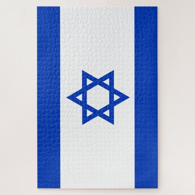 Israel flag  jigsaw puzzle (Vertical)
