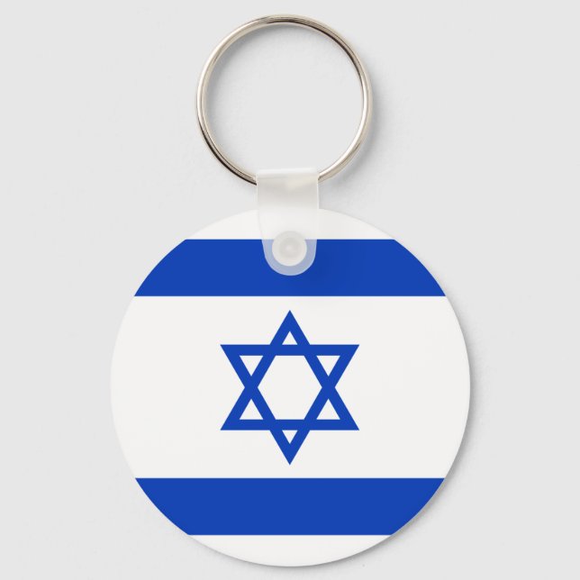 Israel Flag Key Ring (Front)