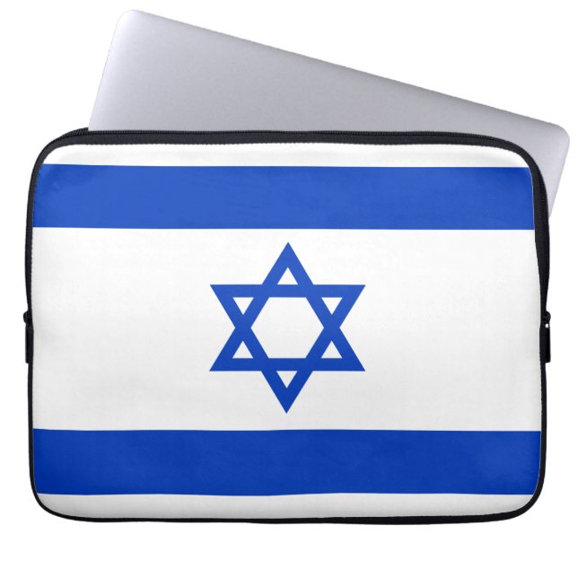 Israel flag  laptop sleeve (Front)