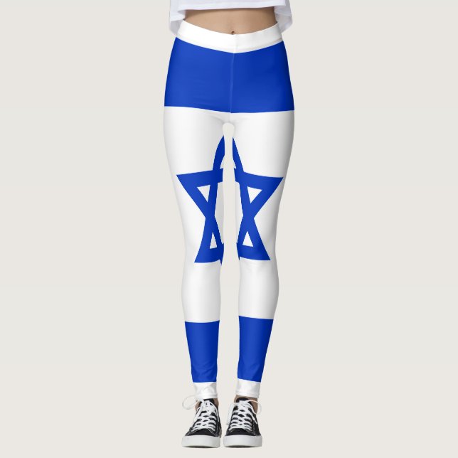 Israel Flag Leggings (Front)