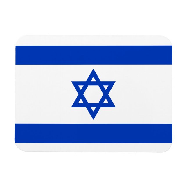 Israel flag magnet (Horizontal)