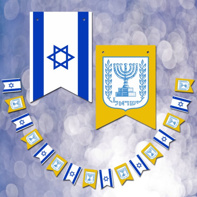 Israel Flag, Menorah Israel Banners / Weddings (Creator Uploaded)