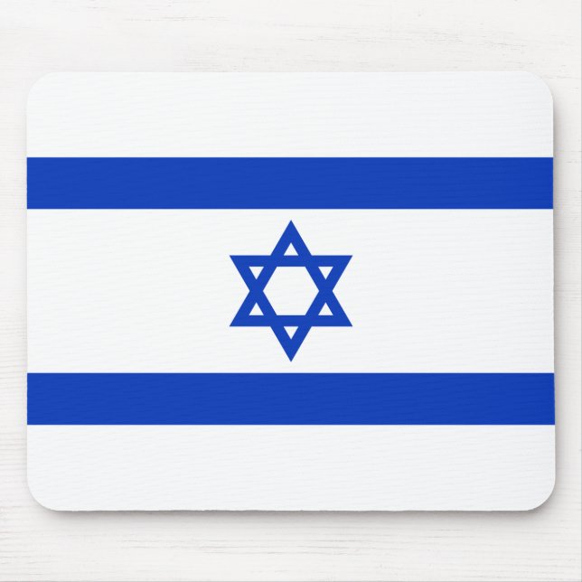 Israel Flag Mouse Pad (Front)